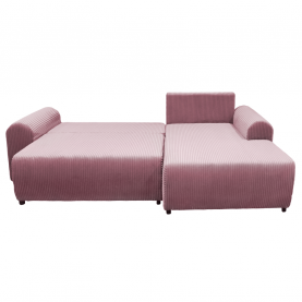 Ülőgarnitúra. rózsaszín. jobbos. VELINA ROH