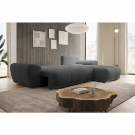 Univerzális ülőgarnitúra. sotétszürke. KERIM ROH