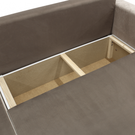 Univerzális ülőgarnitúra. világosbézs Taupe. SENTY ROH