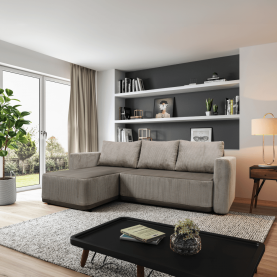 Univerzális ülőgarnitúra. világosbézs Taupe. SENTY ROH