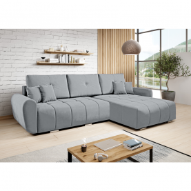 Univerzális ülőgarnitúra. világosszürke szovet. LONGA ROH