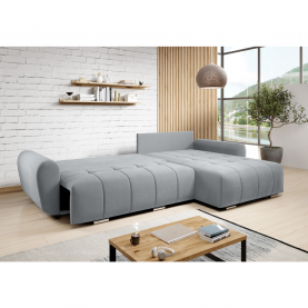 Univerzális ülőgarnitúra. világosszürke szovet. LONGA ROH