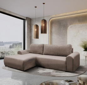 Ülőgarnitúra. barna. balos. VELINA ROH