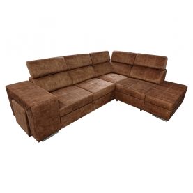 Ülőgarnitúra. barna. jobbos. MALAGA