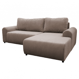 Ülőgarnitúra. barna. jobbos. VELINA ROH