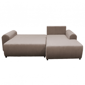 Ülőgarnitúra. barna. jobbos. VELINA ROH