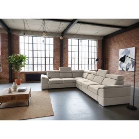 Ülőgarnitúra. bézs Majestic szovet. SEGORIA LUX