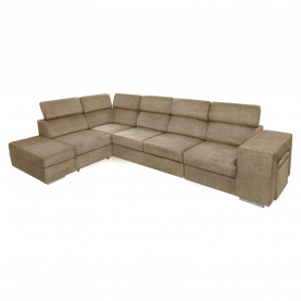 Ülőgarnitúra. bézs. balos. MALAGA BIG