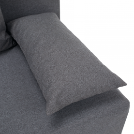 Kihúzható heverő. világosszürke. EUGI