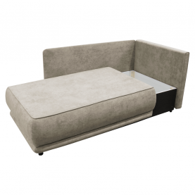 Kihúzható kanapé. bézsesszürke Taupe. jobbos. LIAMI