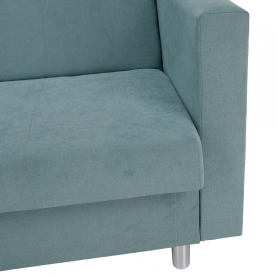 Kihúzható kanapé. mentazold. LILANA