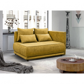 Kihúzható kanapé. mustárszínű. jobbos. LIAMI