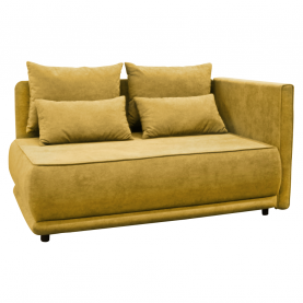Kihúzható kanapé. mustárszínű. jobbos. LIAMI