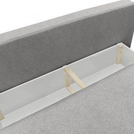 Kihúzható kanapé. szürke melír. LAGO