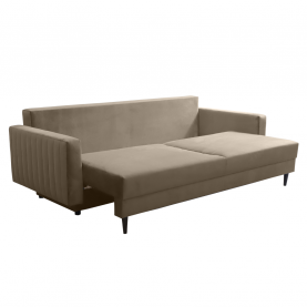 Kihúzható kanapé. szürkésbézs Taupe. PALEM
