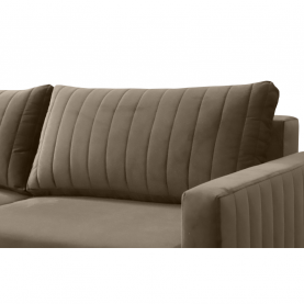 Kihúzható kanapé. szürkésbézs Taupe. PALEM