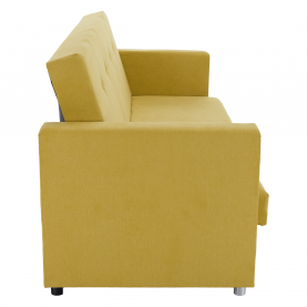 Kihúzható kanapé. sárga. LILANA