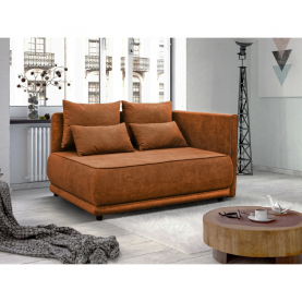 Kihúzható kanapé. terrakotta. jobbos. LIAMI