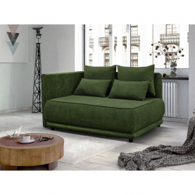 Kihúzható kanapé. zold. balos. LIAMI