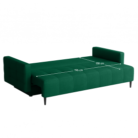 Kihúzható kanapé. zold. DORY