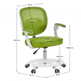 Forgószék. zold/fehér. TRIXI TYP 2 Forgószék. zold/fehér. TRIXI TYP 2