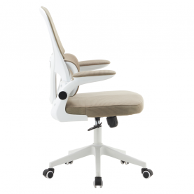 Irodai szék. bézs/fehér. RAKIN Irodai szék. bézs/fehér. RAKIN