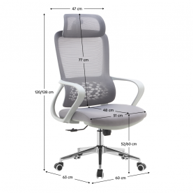 Irodai szék. szürke. FOSTER TYP 1 Irodai szék. szürke. FOSTER TYP 1