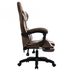 Irodai/gamer szék. barna/fehér. HOSPO Irodai/gamer szék. barna/fehér. HOSPO