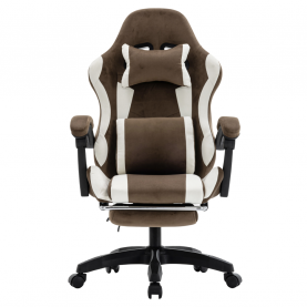 Irodai/gamer szék. barna/fehér. HOSPO Irodai/gamer szék. barna/fehér. HOSPO