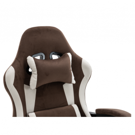 Irodai/gamer szék. barna/fehér. HOSPO Irodai/gamer szék. barna/fehér. HOSPO