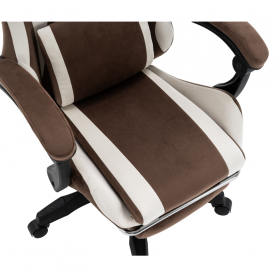 Irodai/gamer szék. barna/fehér. HOSPO Irodai/gamer szék. barna/fehér. HOSPO