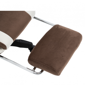 Irodai/gamer szék. barna/fehér. HOSPO Irodai/gamer szék. barna/fehér. HOSPO