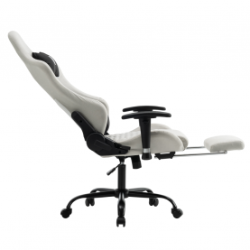 Irodai/gamer szék. fehér/fekete. PAPIBAS Irodai/gamer szék. fehér/fekete. PAPIBAS