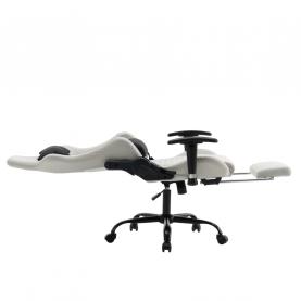 Irodai/gamer szék. fehér/fekete. PAPIBAS Irodai/gamer szék. fehér/fekete. PAPIBAS