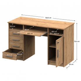 PC asztal. artisan tolgy. B9 NEW