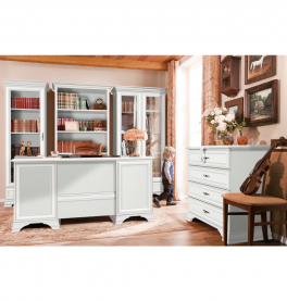 PC-asztal. alpesi fehér. KENTAK BIU2D2S