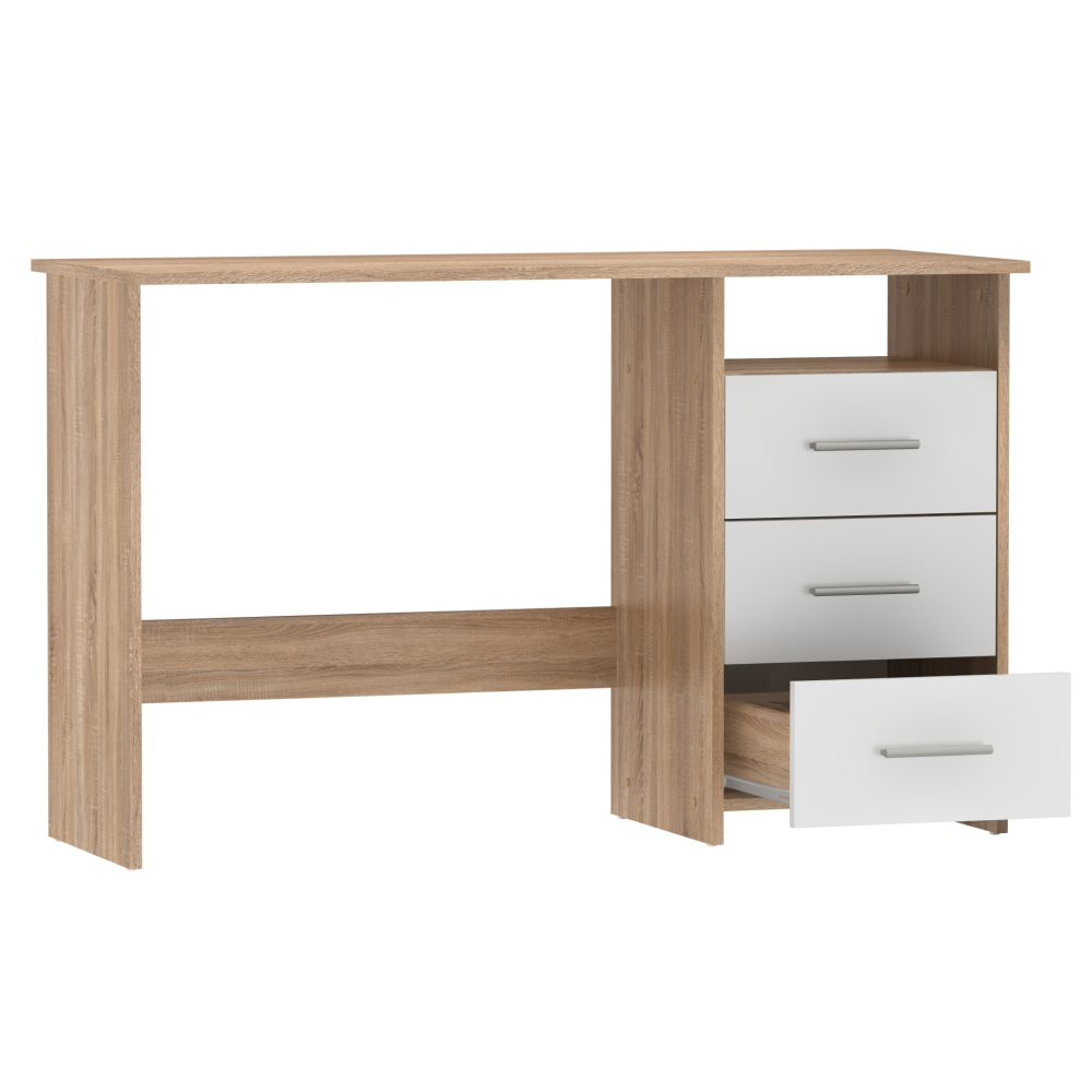 Számítógépasztal. sonoma tolgyfa/fehér. LARISTOTE NEW Számítógépasztal. sonoma tolgyfa/fehér. LARISTOTE NEW