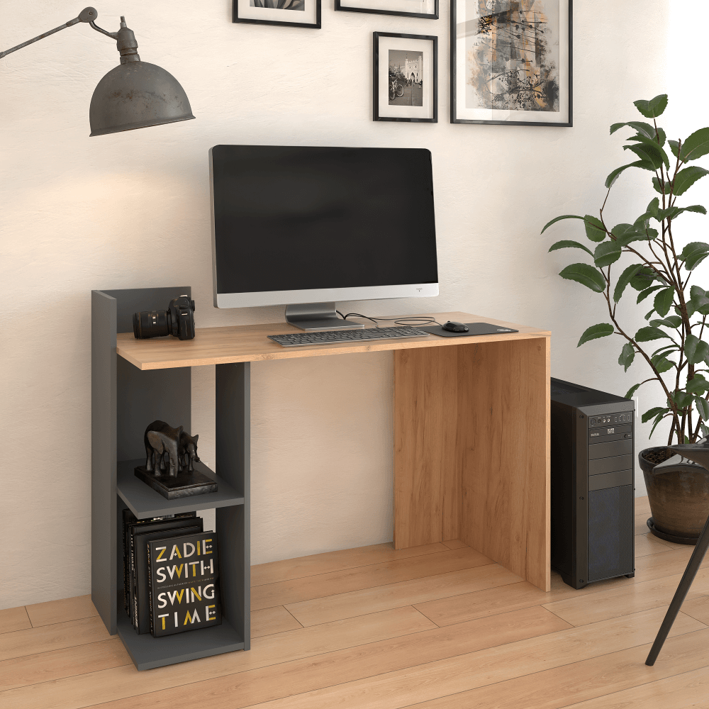 Számítógépasztal. tolgy craft arany/grafit. ZINO NEW Számítógépasztal. tolgy craft arany/grafit. ZINO NEW