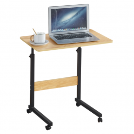 Állítható PC asztal kerekekkel. tolgy/fekete. JUSTUS Állítható PC asztal kerekekkel. tolgy/fekete. JUSTUS