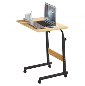 Állítható PC asztal kerekekkel. tolgy/fekete. JUSTUS Állítható PC asztal kerekekkel. tolgy/fekete. JUSTUS