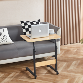 Állítható PC asztal kerekekkel. tolgy/fekete. JUSTUS Állítható PC asztal kerekekkel. tolgy/fekete. JUSTUS