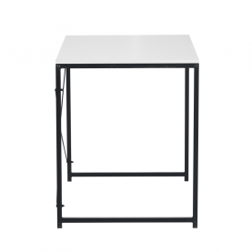 Íróasztal. fehér/fekete. 90x60 cm. MELLORA