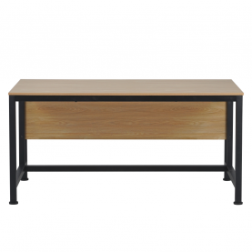 Íróasztal. tolgy/fekete. 120x80 cm. KILIS NEW