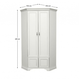 Sarokszekrény. alpesi fehér. KENTAK SZFN2D Sarokszekrény. alpesi fehér. KENTAK SZFN2D