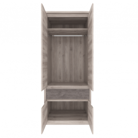 Szekrény 4D1S. nairobi gesztenye/onix. JESI NEW