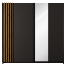 Szekrény. 2D-200. fekete/artisan tolgy. BAJADERO TYP 2 Szekrény. 2D-200. fekete/artisan tolgy. BAJADERO TYP 2