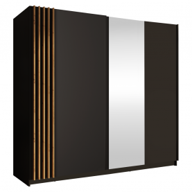 Szekrény. 2D-200. fekete/artisan tolgy. BAJADERO TYP 2 Szekrény. 2D-200. fekete/artisan tolgy. BAJADERO TYP 2