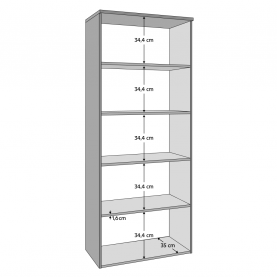 Szekrény. antracit. ADAPO ADP01 Szekrény. antracit. ADAPO ADP01