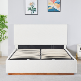 Ágy ráccsal és tárolóval. 160x200. fehér. NUVOLA