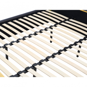 Ágy ráccsal. 160x200. sotétszürke Velvet szovet/gold arany króm. GEORGIA